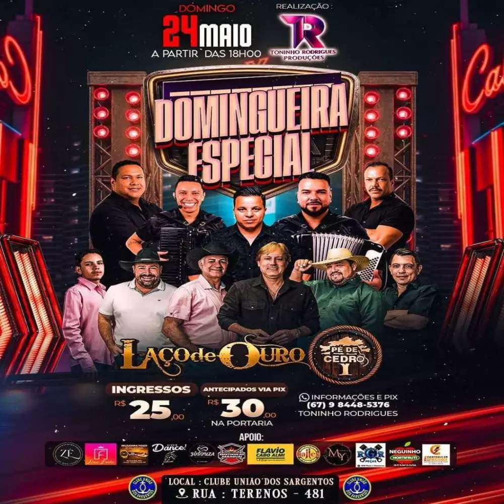 Domingueira Especial na Sede Social